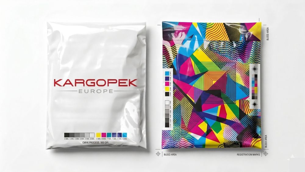 Plain and custom printed courier bags made by Kargopek